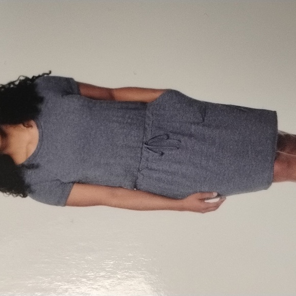 32 Degrees Slate Blue Midi Dress - Picture 1 of 11